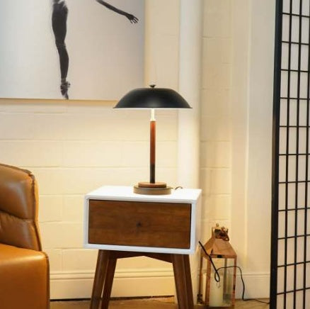 European Modern Bed Side Nightstand Table Desk Lamp